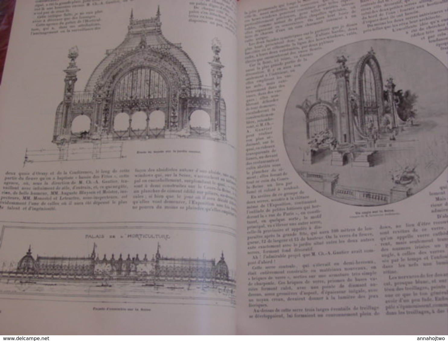 LE MONITEUR DE 1900 - Organe de l'EXPOSITION, Gd Volume Relié sur l'Expo. Universelle de Paris.