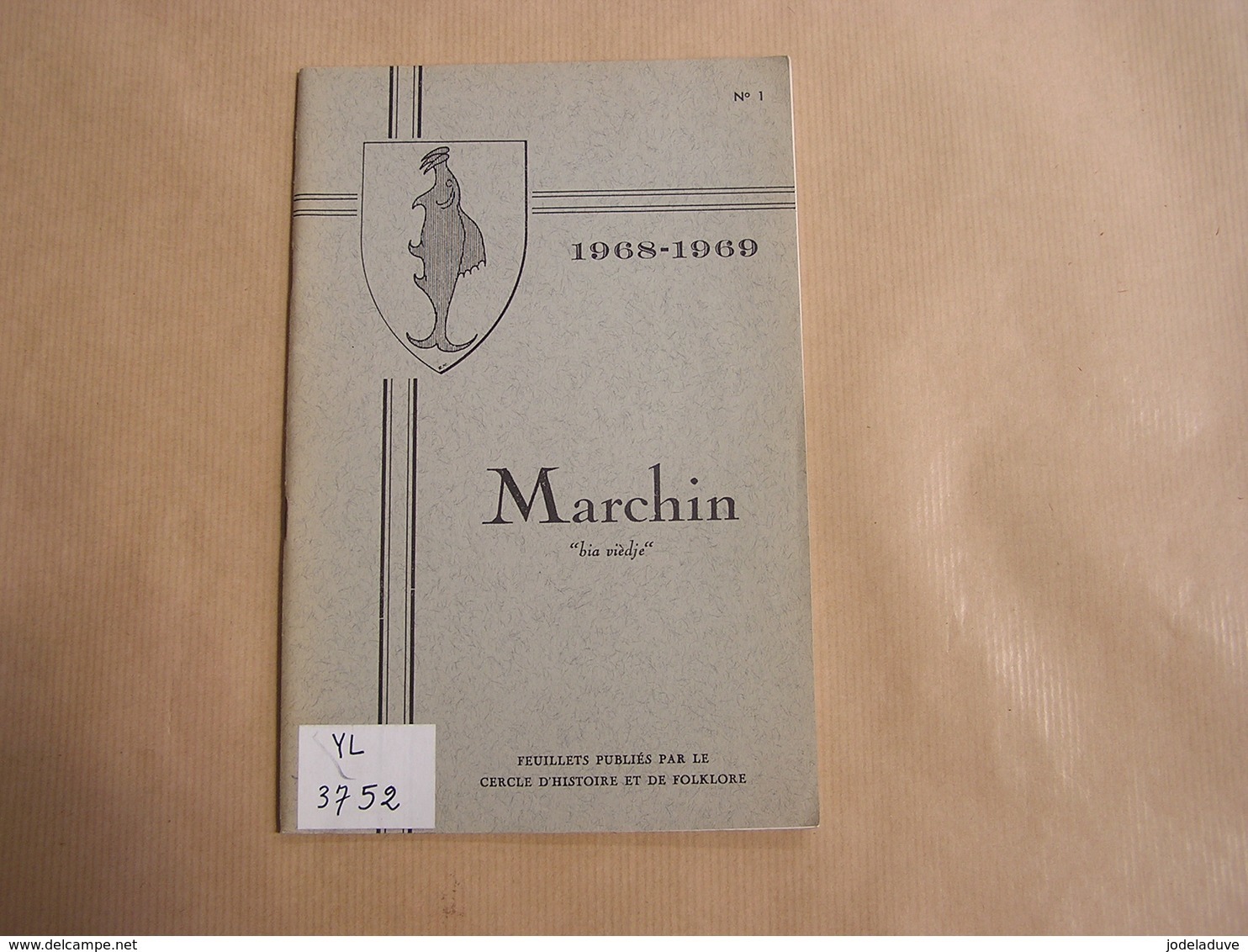 MARCHIN BIA VIEDJE N° 1 1968 1969 Régionalisme Armoiries Chemin De Fer Hesbaye Condroz Harmonie Sidérurgie Barse Légende - België