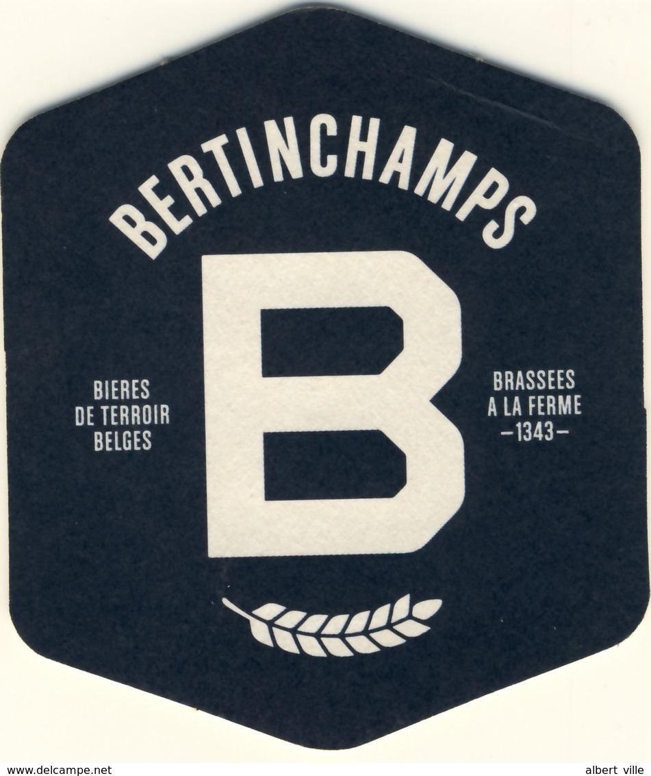 SOUS BOCK BIERDECKEL COASTER, BIERVILTJE, Carton  BERTINCHAMPS Artisanale Bières De Terroirs Belges - Sous-bocks