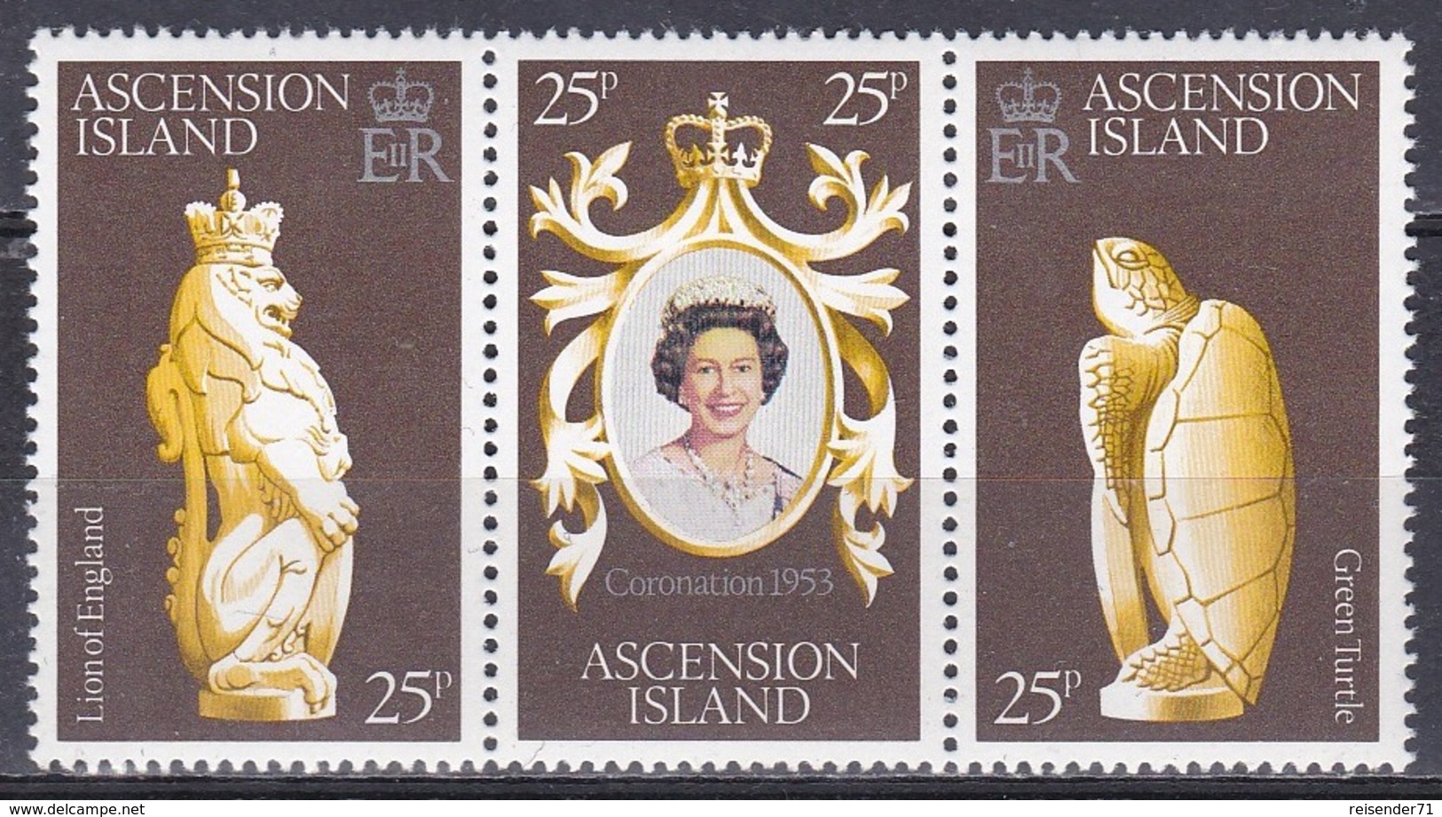 Ascension 1978 Geschichte Persönlichkeiten Königshäuser Royals Krönung Königin Elisabeth II. Queen, Mi. 229-1 ** - Ascension