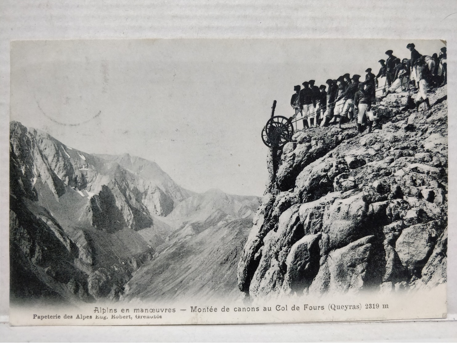 Manoeuvres Alpines. Montée De Canons Au Col De Four - Autres & Non Classés