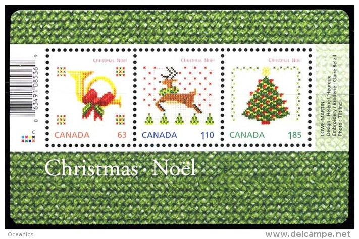 Canada (Scott No.2687 - Noël / 2013 / Christmas) (**) FS / SS - Blocks & Sheetlets