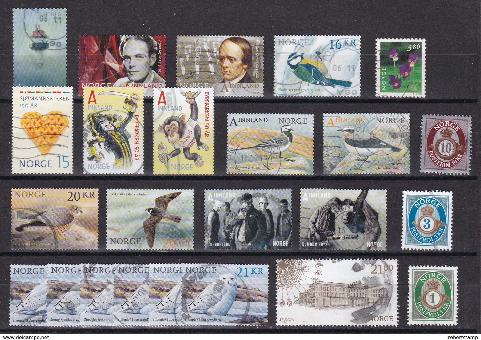 NORUEGA - Conjunto De Sellos Usados - Vrac (max 999 Timbres)