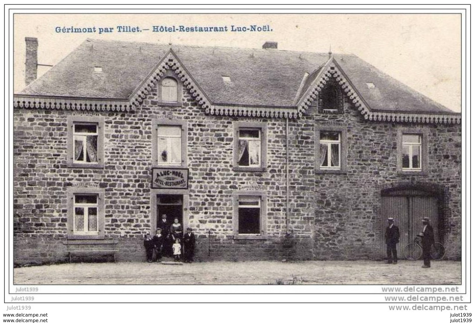 GERIMONT ..-- SAINTE - ODE ..-- Hôtel LUC - NOEL . 1909 Vers LIEGE ( Mr Désiré LEONARD ) . Voir Verso . - Sainte-Ode