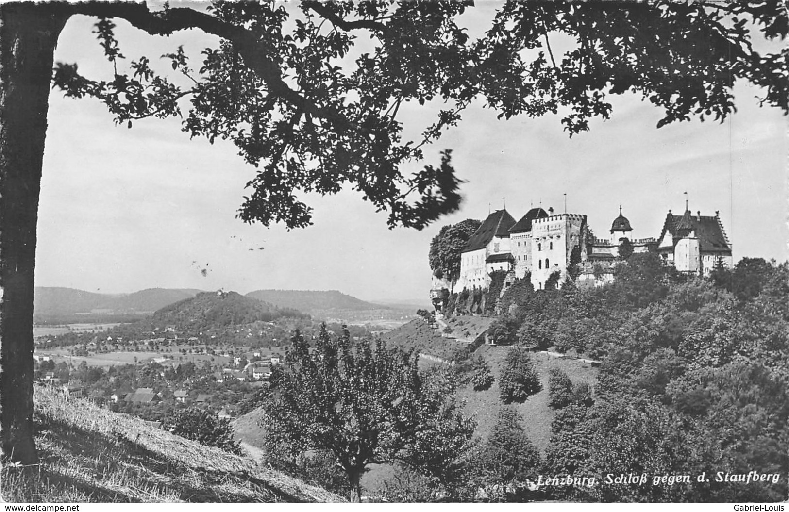 Lenzburg Schloss Gegen D. Staufberg - Lenzburg