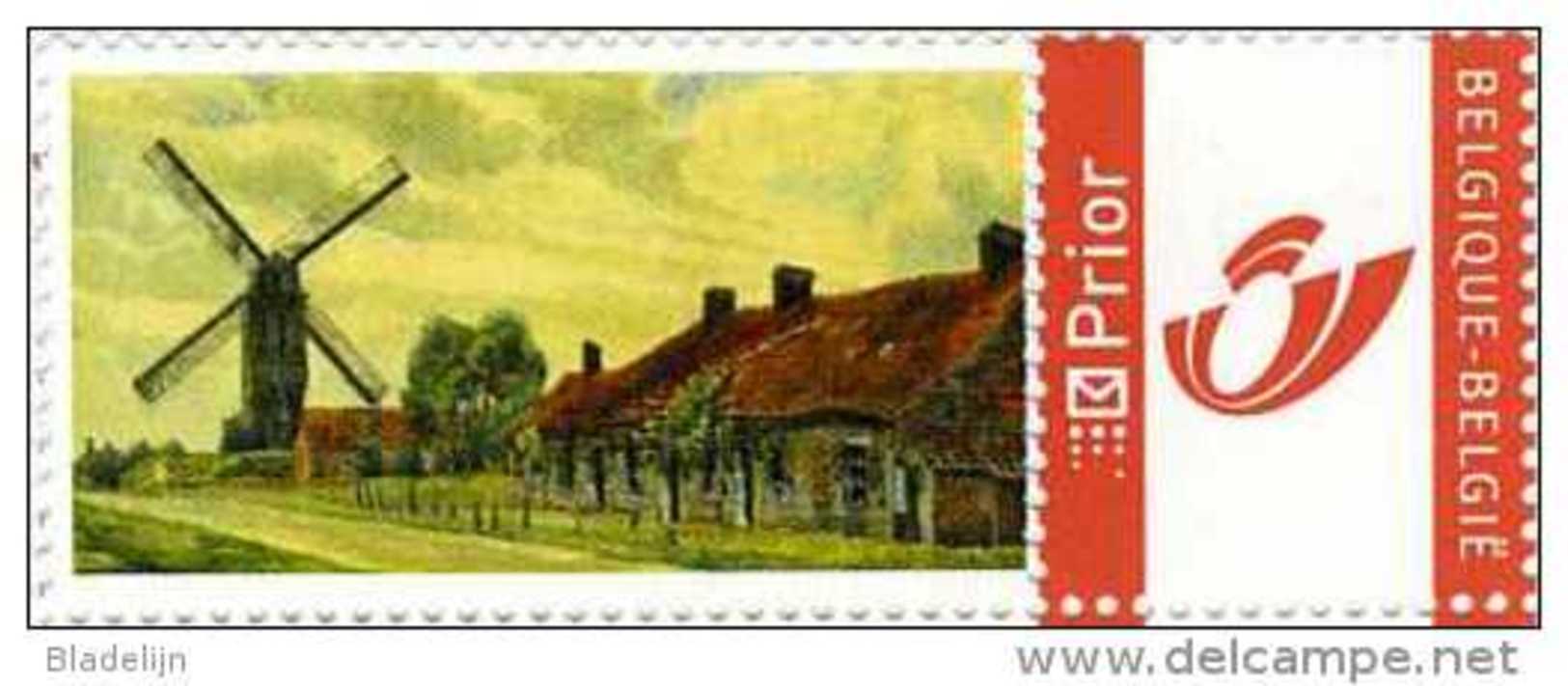 KORTEMARK (W.Vl.)  - Molen/moulin - Duostamp (2006) Persoonlijke Postzegel Met Schilderij Van De Koutermolen In 1916 - Andere & Zonder Classificatie