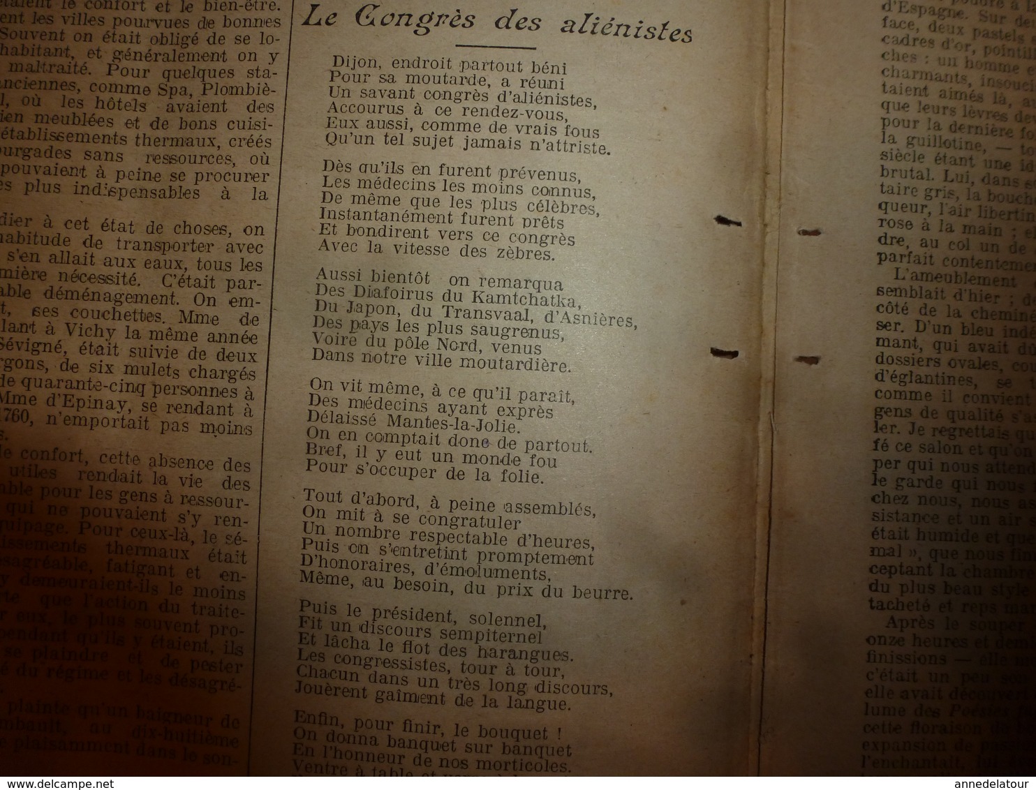 1908 LE PETIT JOURNAL:Horrible accident à Ham-Haute,Thionville;Congrès aléniste,Dijon;Stépan le nihiliste;Belle-Île;etc