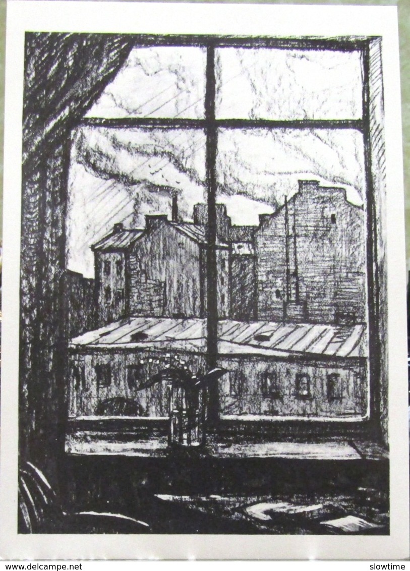 Verses Of The Block In Illustrations By I. Glazunov. St. Petersburg View From The Window. Art USSR Russia Postcard - Russia