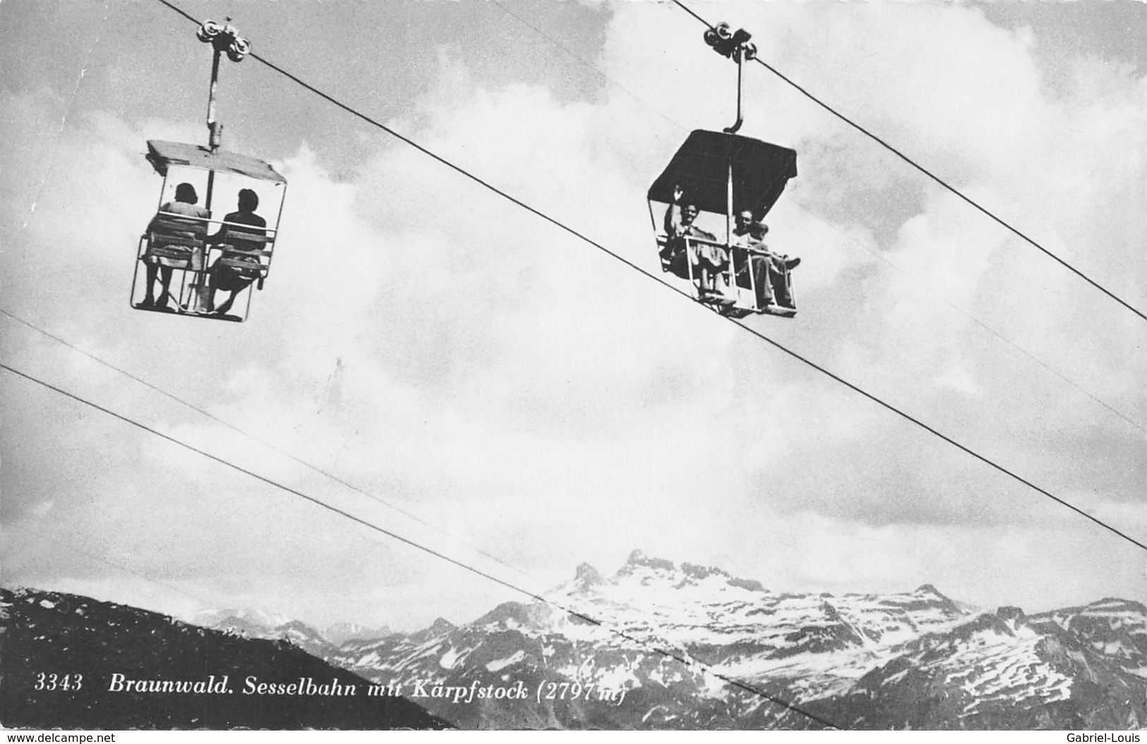 Braunwald Sesselbahn Mit Karpfstock - Braunwald