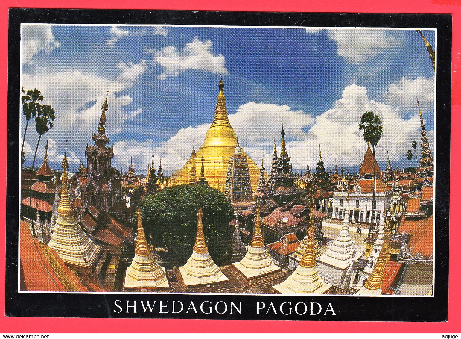 CPM- MYANMAR -BIRMANIE - RANGOON - Shwedagon Pagoda  SUP ** 2 SCANS - Myanmar (Burma)