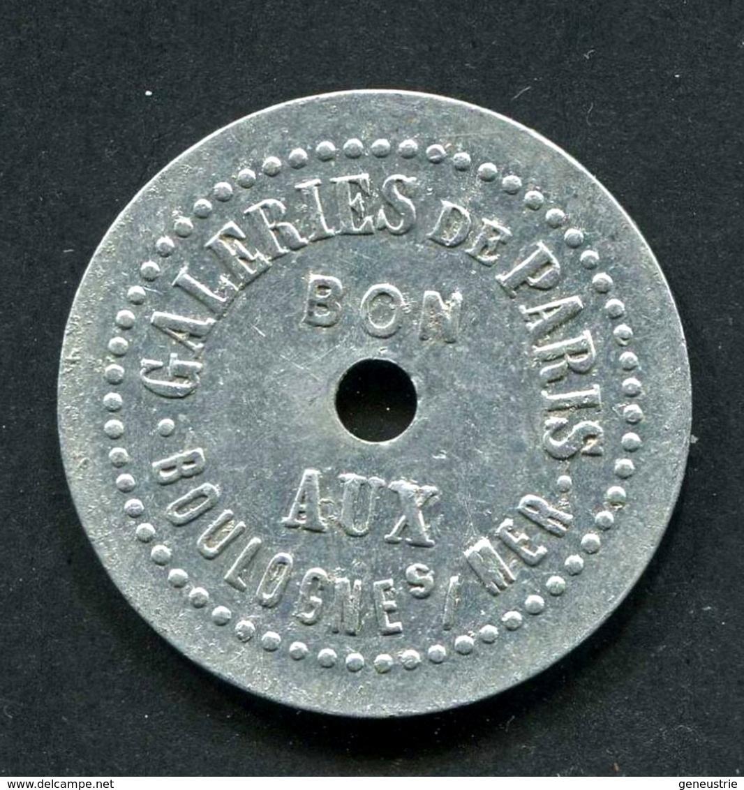 Jeton De Nécessité "50 Cent Paque & F. Meurant / Galerie De Paris - Boulogne-sur-Mer" Emergency Token - Monétaires / De Nécessité