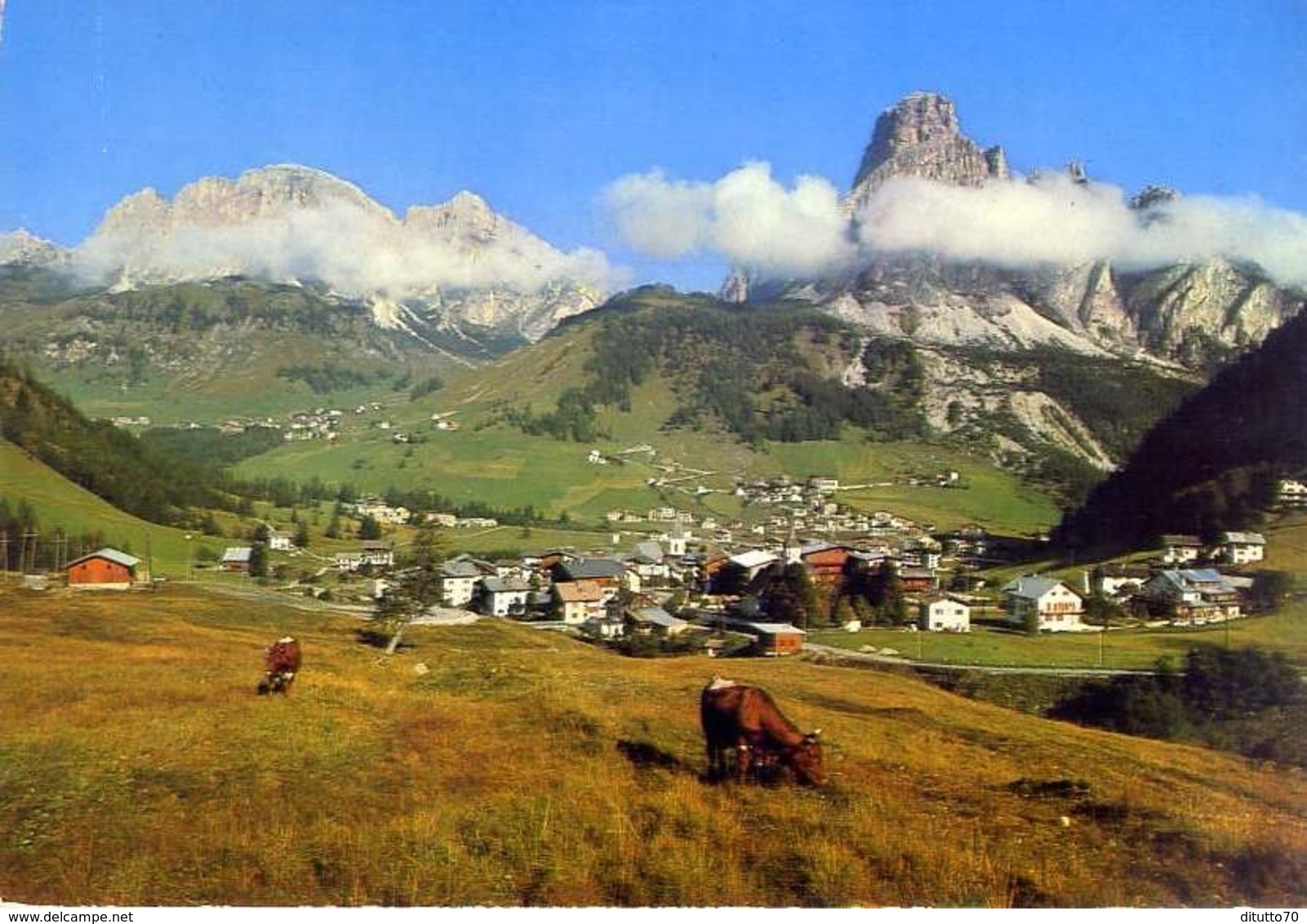 Corvara - Alta Val Badia Verso Il Sassongher - Formato Grande Viaggiata – E 10 - Bolzano