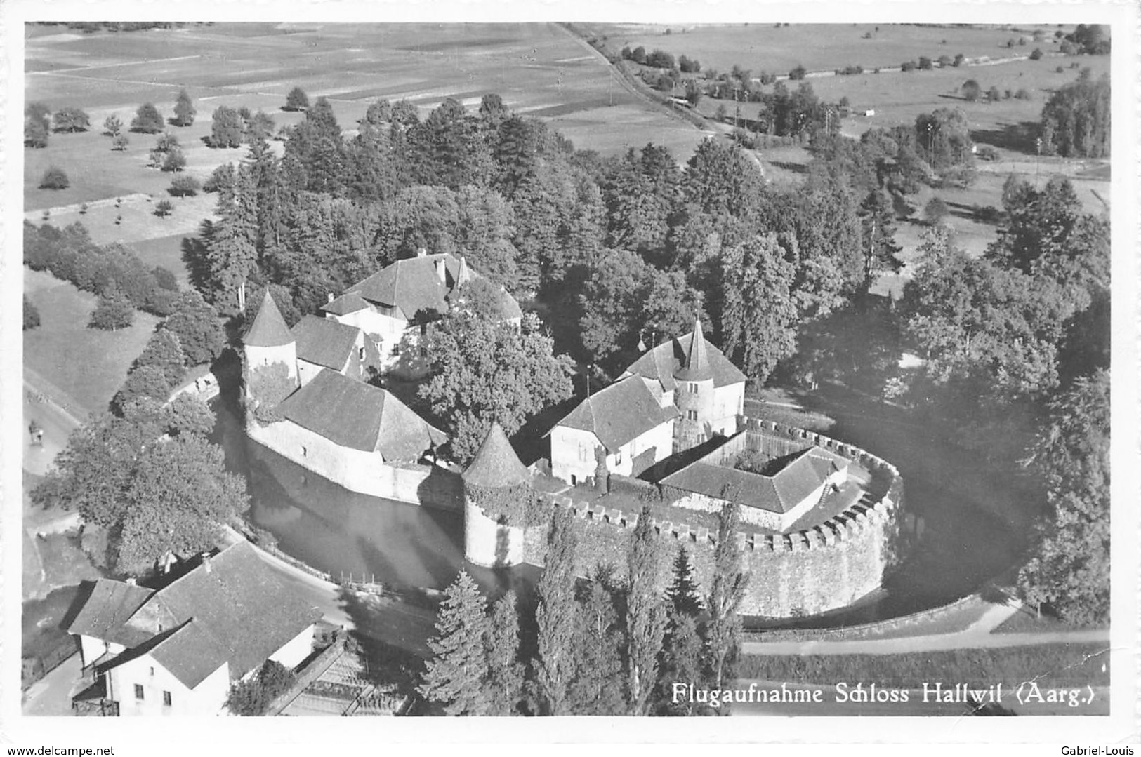 Flugaufnahme Schloss Hallwil - Autres & Non Classés