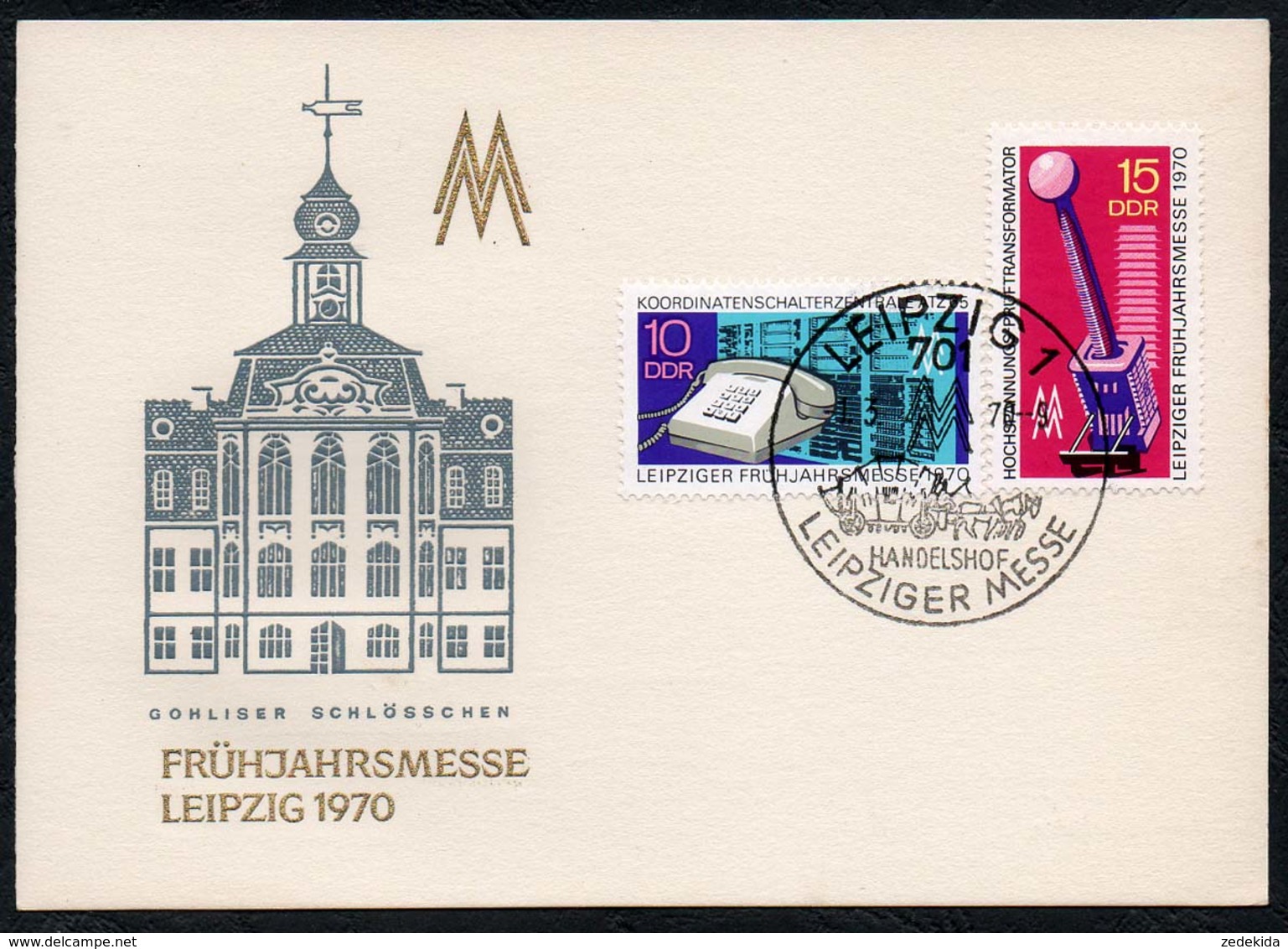 C1558 - TOP Leipzig Messe Leipziger Frühjahrsmesse - Sonderstempel - 1. Tag - FDC (Ersttagblätter)