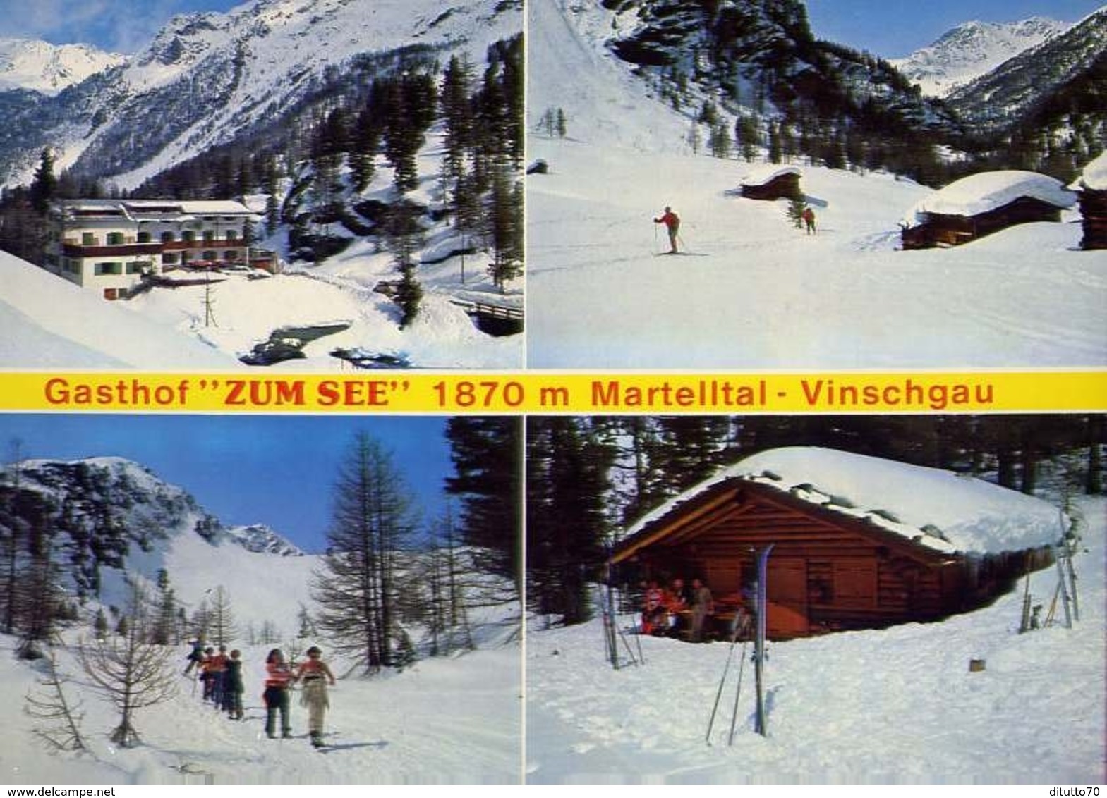 Martelltal - Vinschgau - Bolzano - Gasthof Zum See - 27-30 - Formato Grande Non Viaggiata – E 10 - Bolzano (Bozen)