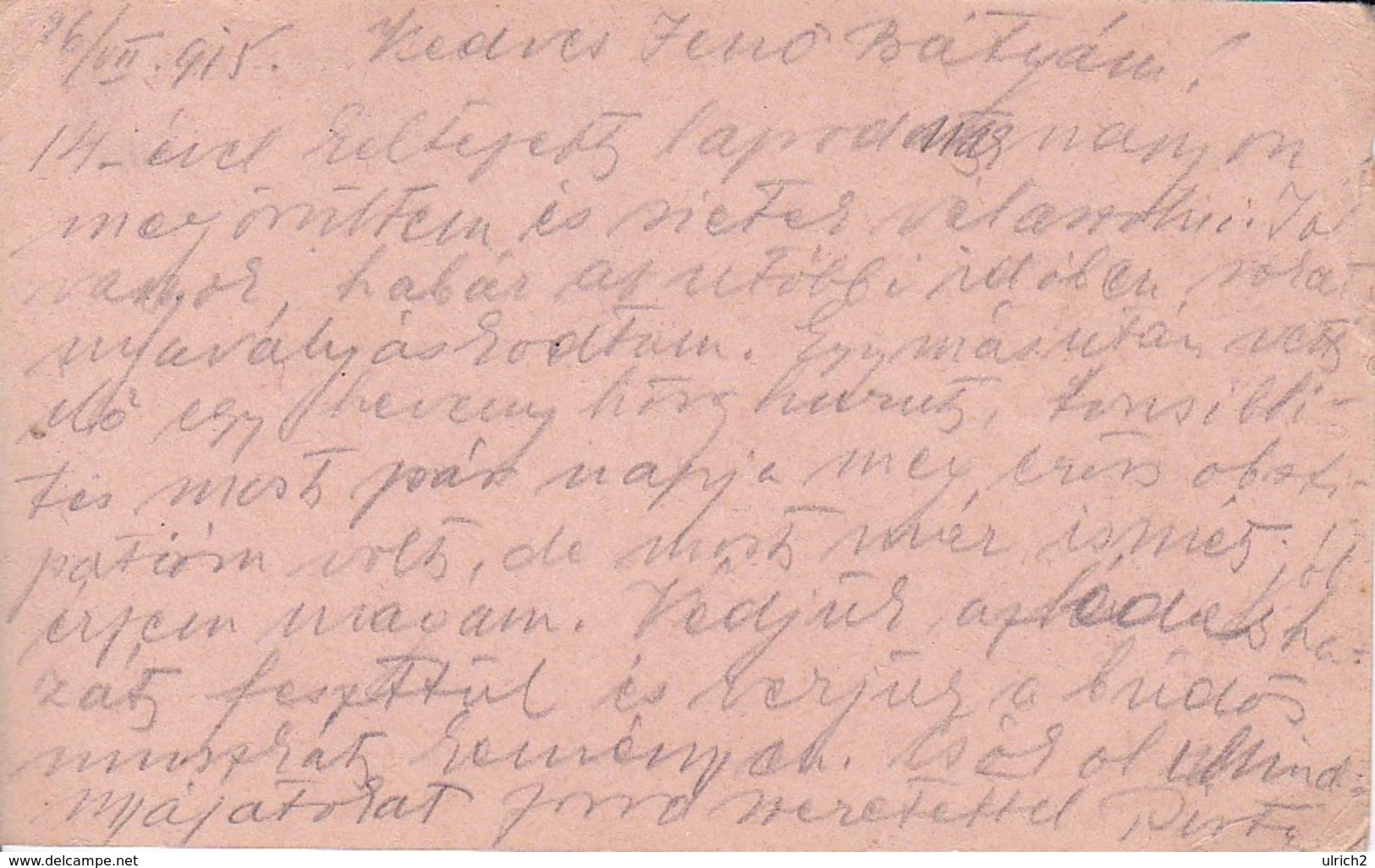 Feldpostkarte  K.u.k. Infanterie Regiment Freiherr Von Laudon Nr. 29 Nach Pettau - 1915 (38571) - Briefe U. Dokumente