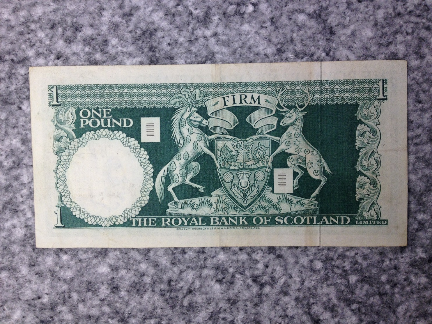 B00178# SCOTLAND ONE POUND 1969 BANKNOTE - Lots & Kiloware - Banknotes