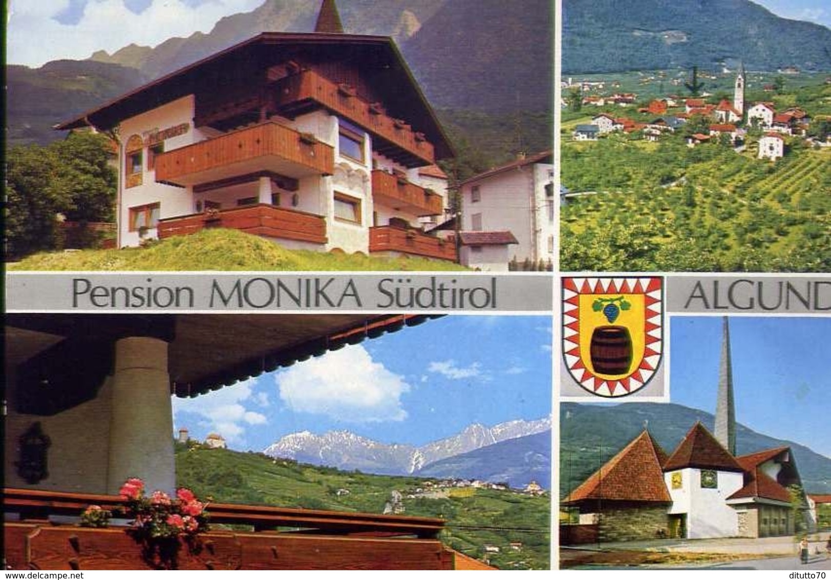 Pension Monika - Sudtirol - Algund Dorf Bei Meran - Formato Grande Non Viaggiata – E 10 - Merano