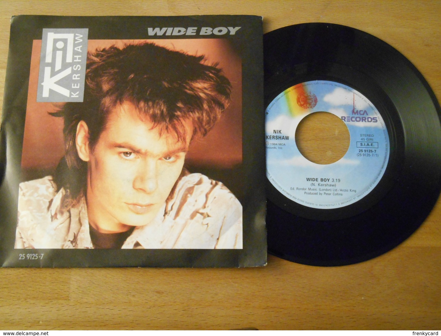 Kershaw - Wilde Boy - 1984 - 45 T - Maxi-Single