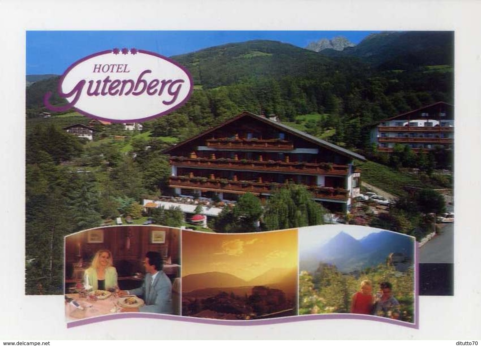 Schenna - Oborhalb Meran - Hotel Gutenberg - Formato Grande Viaggiata – E 10 - Merano