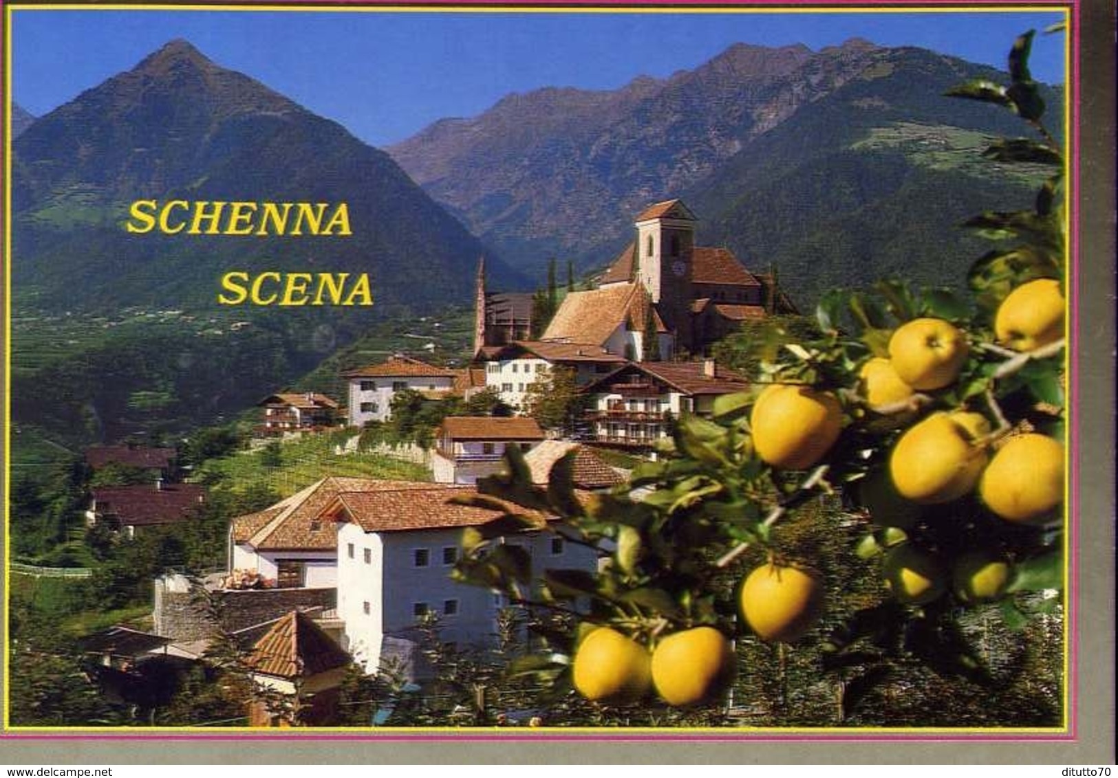 Schenna - Scena - Presso Merano - Formato Grande Viaggiata – E 10 - Merano