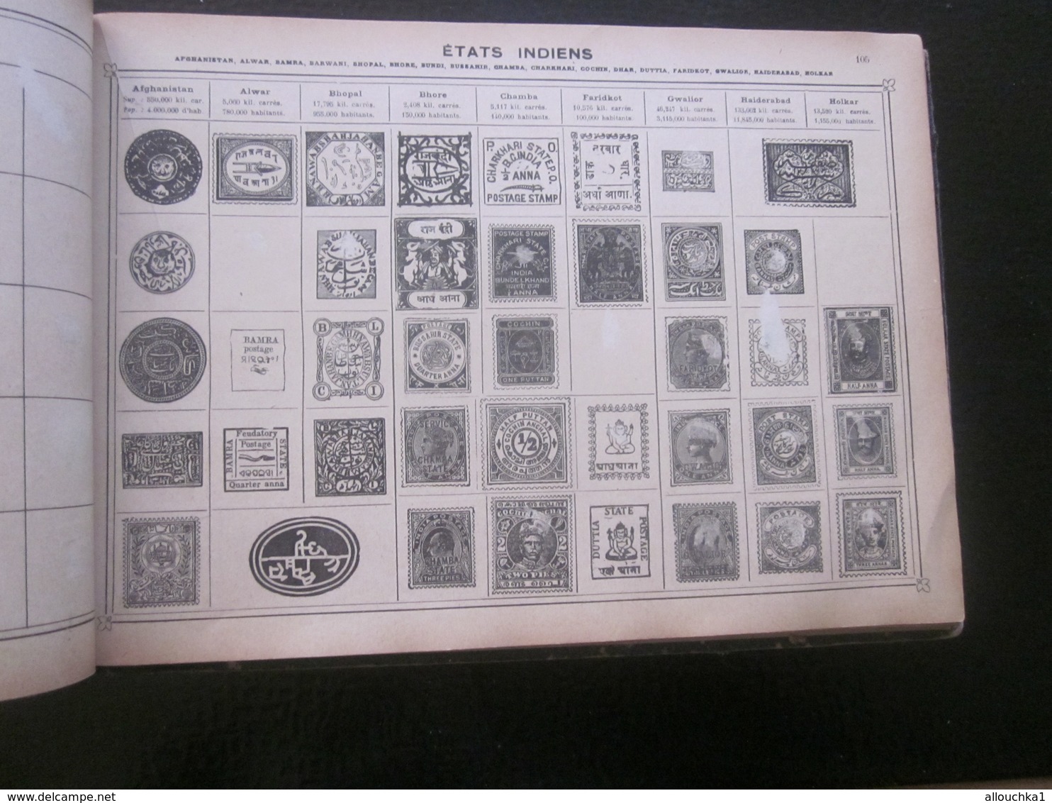 ILLUSTRATED ALBUM of STAMPS POST WORLD A to Z +A few STAMPS--ALBUM ILLUSTRE TIMBRES POSTE MONDE ENTIER+Quelques TIMBRES