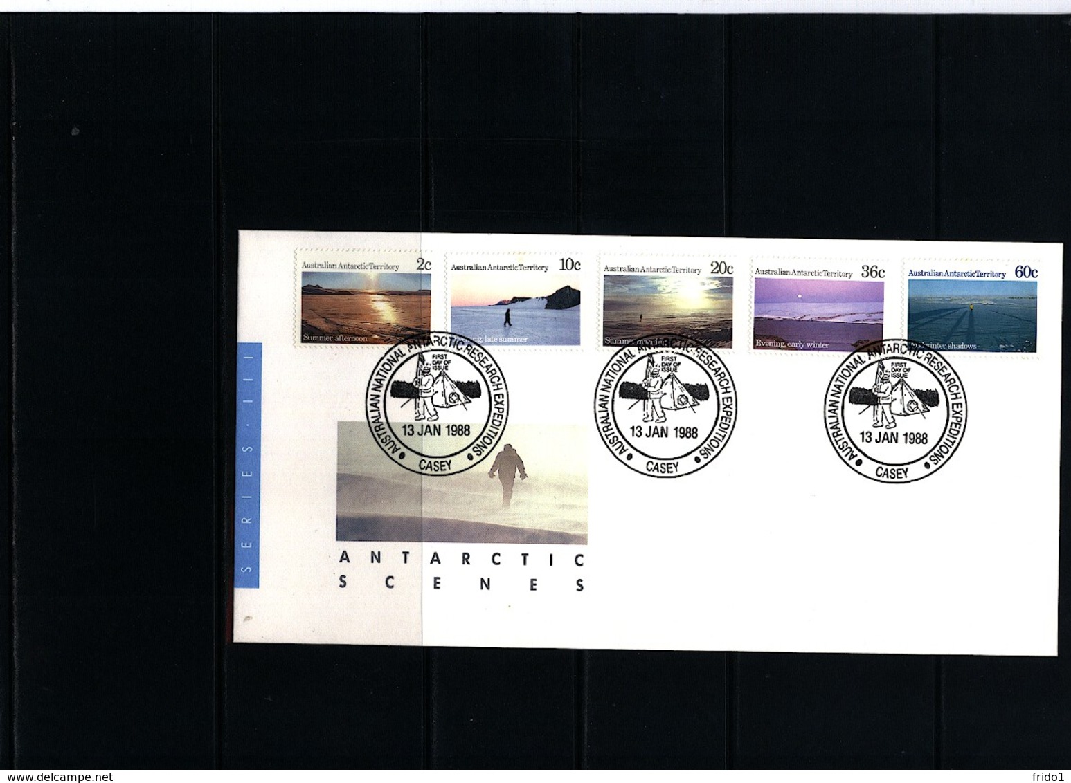 Australian Antarctic Territory 1988 Antarctic Scenes Casey FDC - FDC