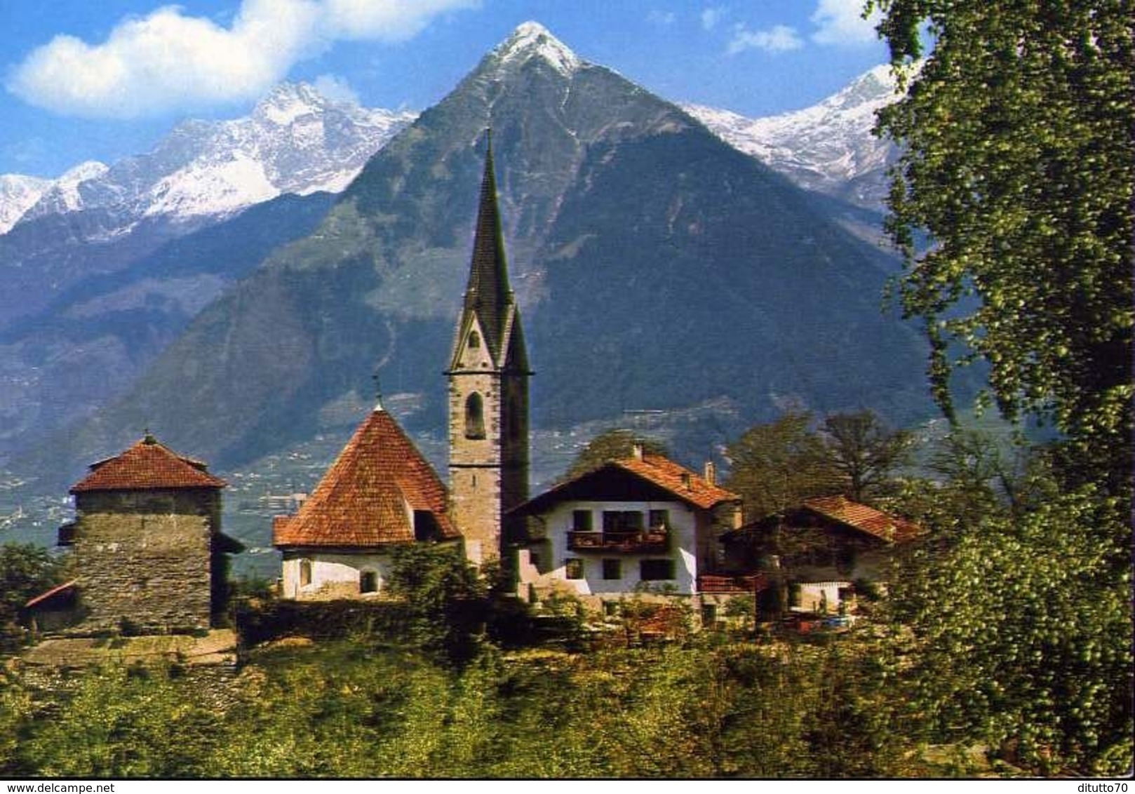 S.giorgio - Scena Presso Merano Verso Tschigat E Cima Muta - Formato Grande Viaggiata – E 10 - Merano