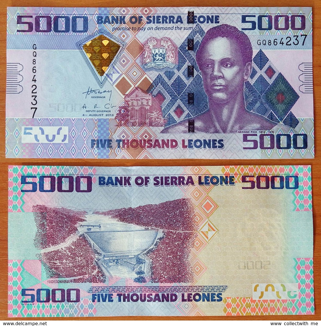 Sierra Leone 5000 Leones 2013 UNC - Sierra Leone