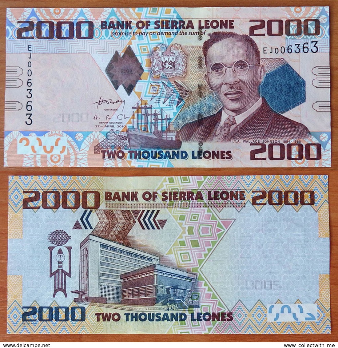 Sierra Leone 2000 Leones 2010 UNC - Sierra Leone