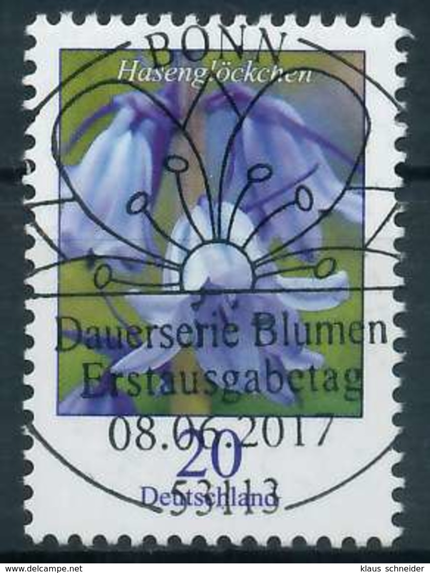 BRD DS BLUMEN Nr 3315 ESST Zentrisch Gestempelt X845E8A - Oblitérés