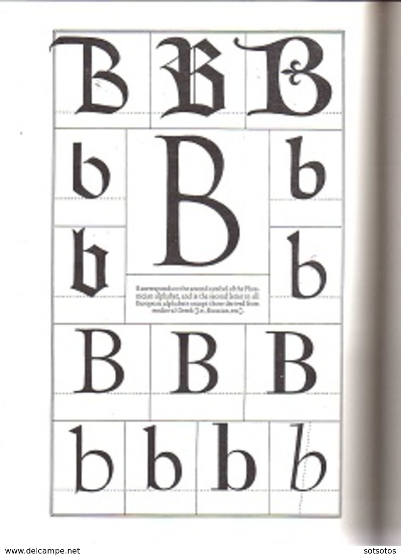 THE ALPHABET and ELEMENTS of LETTERING: Frederc GOUDY Ed. DOVER PUBLICATIONS, New York 1963