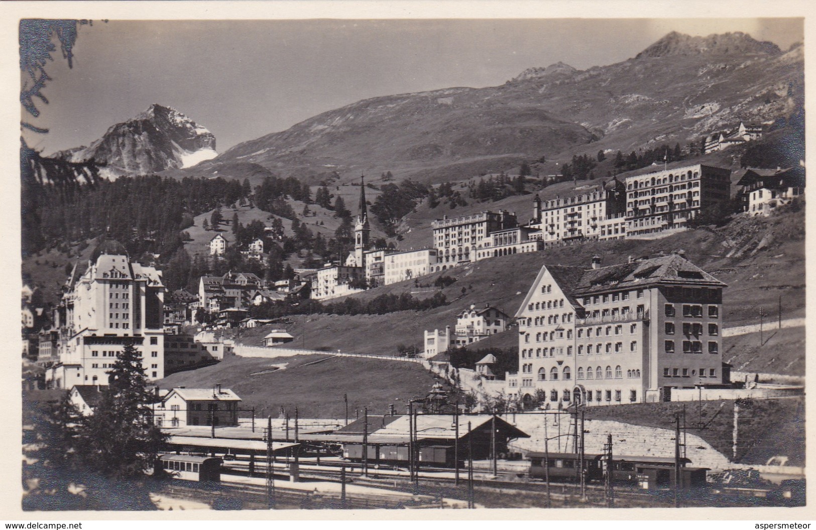 ST MORITZ DORF. ENGADIN PRESS CO. CIRCA 1910s SUISSE - BLEUP - Sankt Moritz