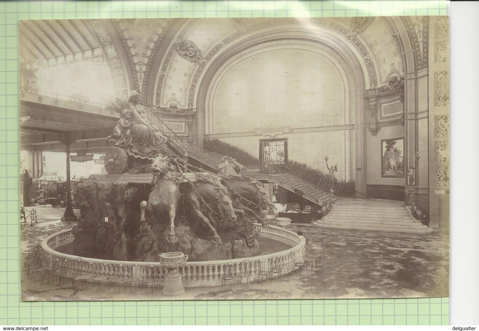Photograph(18.5x12cm) Exposition Universelle De 1889 * Fontaine De Bronze Par Bartholdi - Old (before 1900)