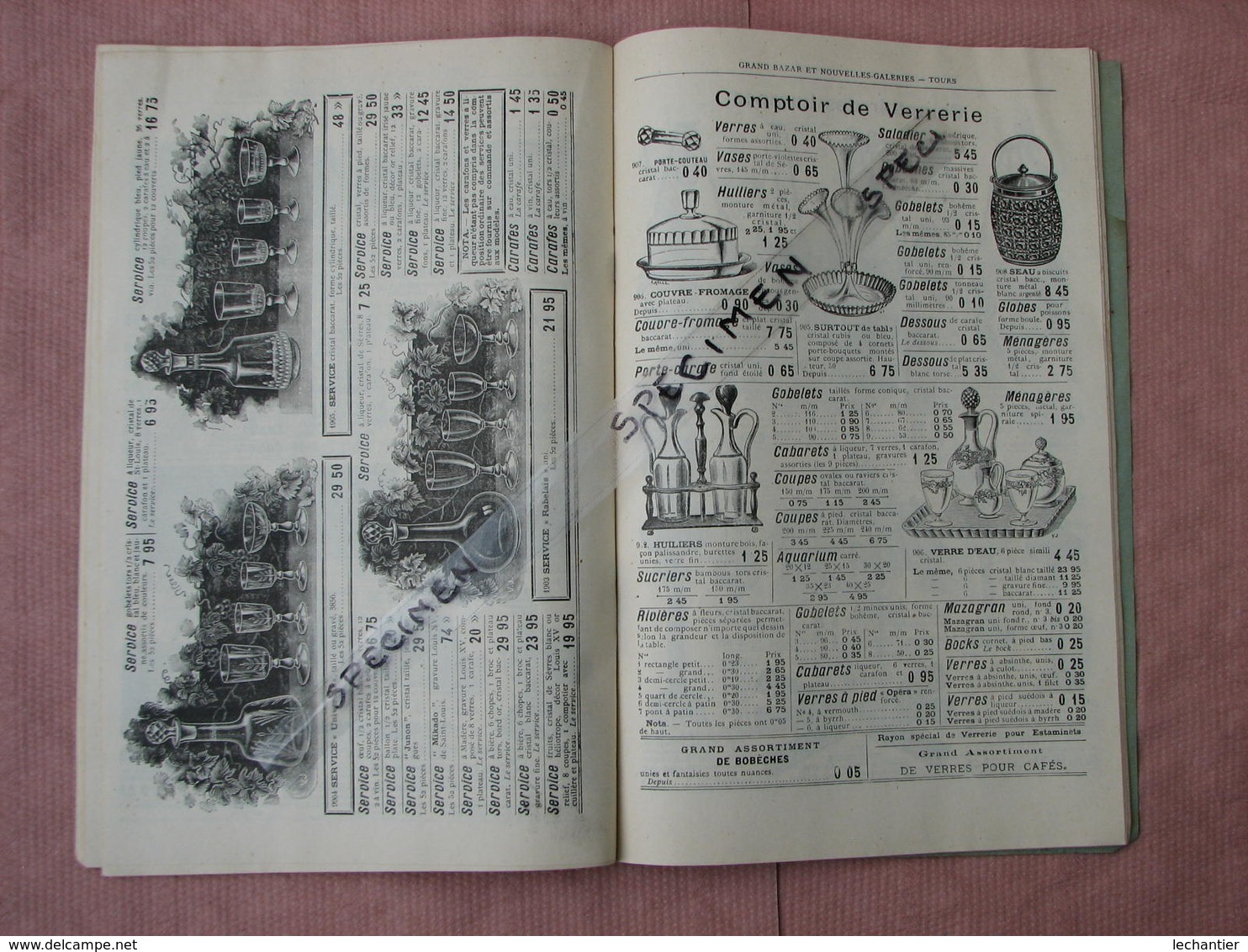 TOURS 1899 Nouvelles Galeries Catalogue Général 96 Pages 16X24 Très Interessant - Droguerie & Parfumerie