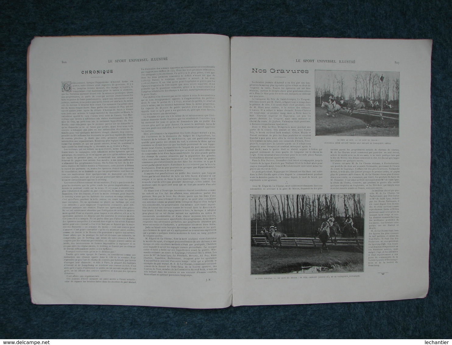 Le Sport Universel Illustré 1904-1906 Chevaux,Voile,Chiens,Canots Automobiles à Monaco -Droleries Sportves - Equitation