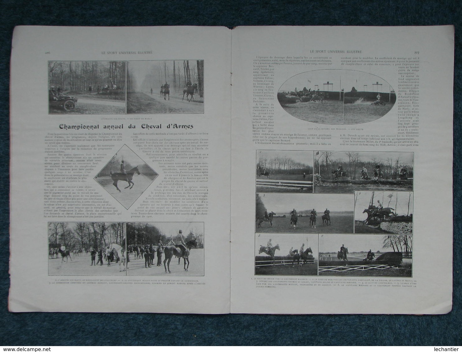 Le Sport Universel Illustré 1904-1906 Chevaux,Voile,Chiens,Canots automobiles à Monaco -Droleries sportves