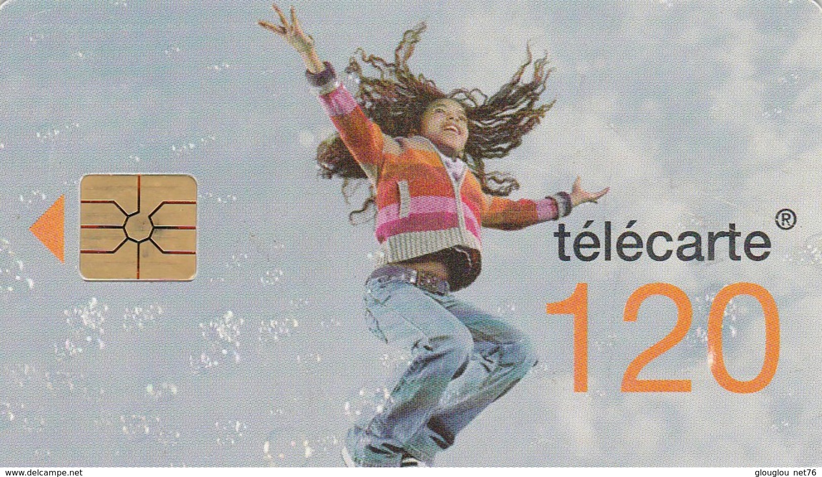 TELECARTE 120...  VOTRE TELECARTE PERMET DE COMMUNIQUER 24H/24/,7J/7  DANS LES 100000 CABINES.. .... - 120 Unités 