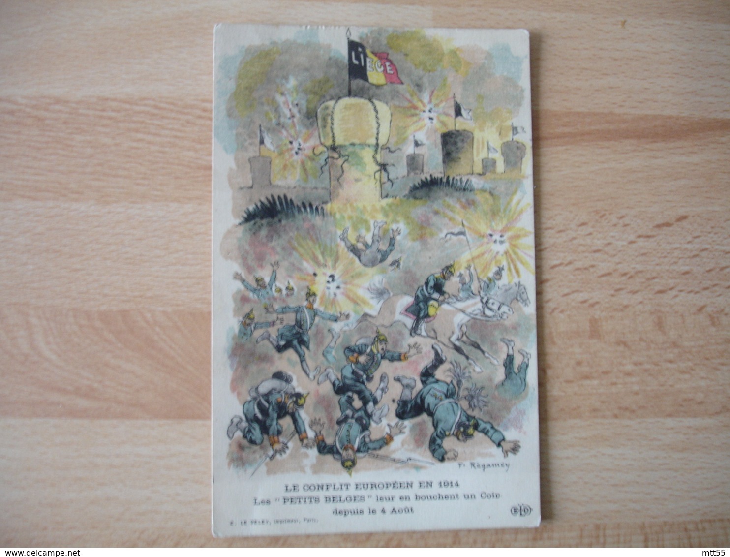 Les Petits Belges Leur En Bouche 1 Coin Depuis 4 Aout Guerre 14.18 Illustrateur  Ragamey - Guerre 1914-18