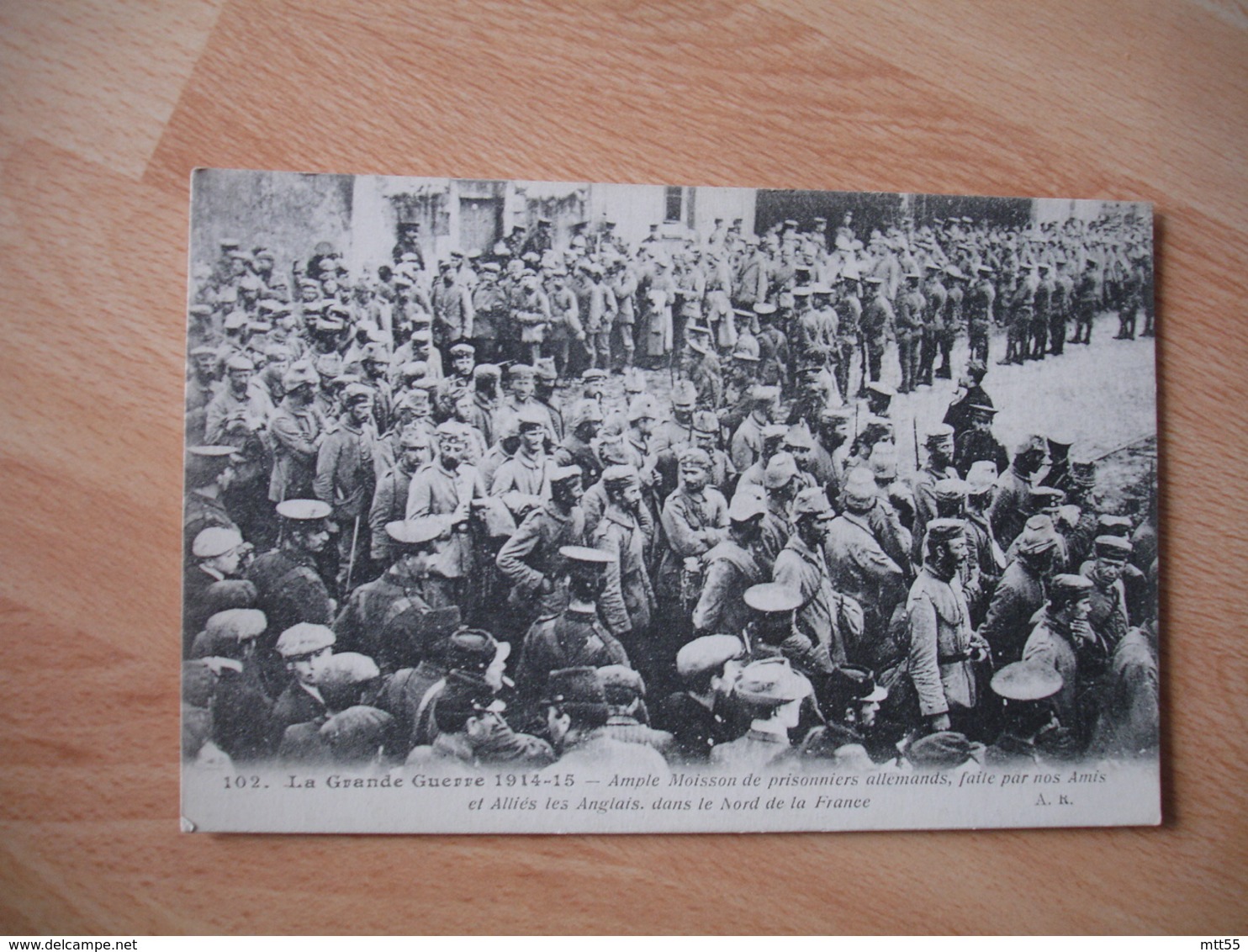 Guerre 14.18 Ample Moison Prisonnier Prisonniers Allemand  Dans Le Nord - Guerre 1914-18