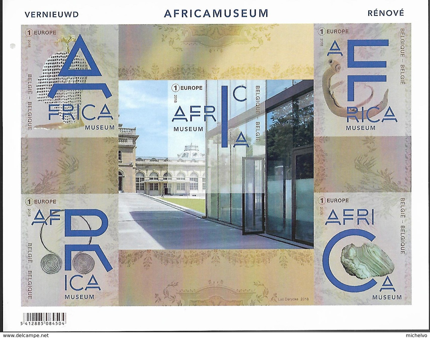 Belg. 2018 - Africa Museum - Musée De L'Afrique Centrale (NON DENTELE) - Other & Unclassified