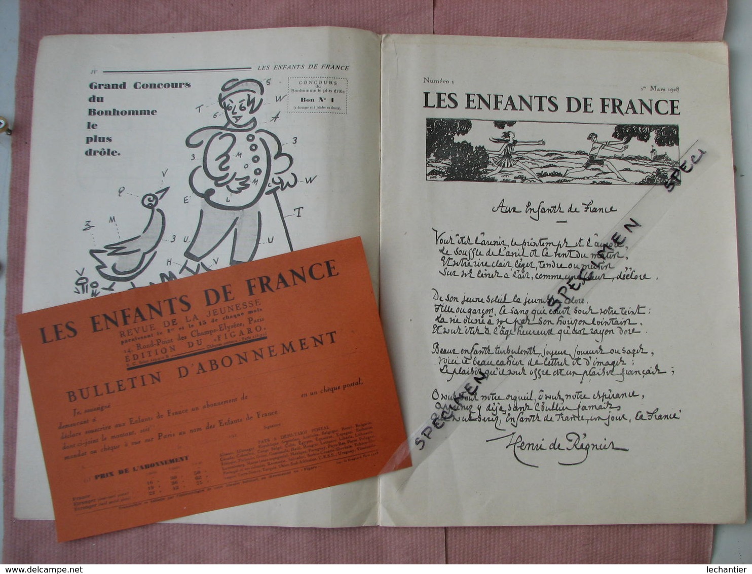 Les Enfants De France N° 1 Mars 1928 Edit. Du Figaro 29 Pages 21X29  TBE Voir Photos - Autres & Non Classés