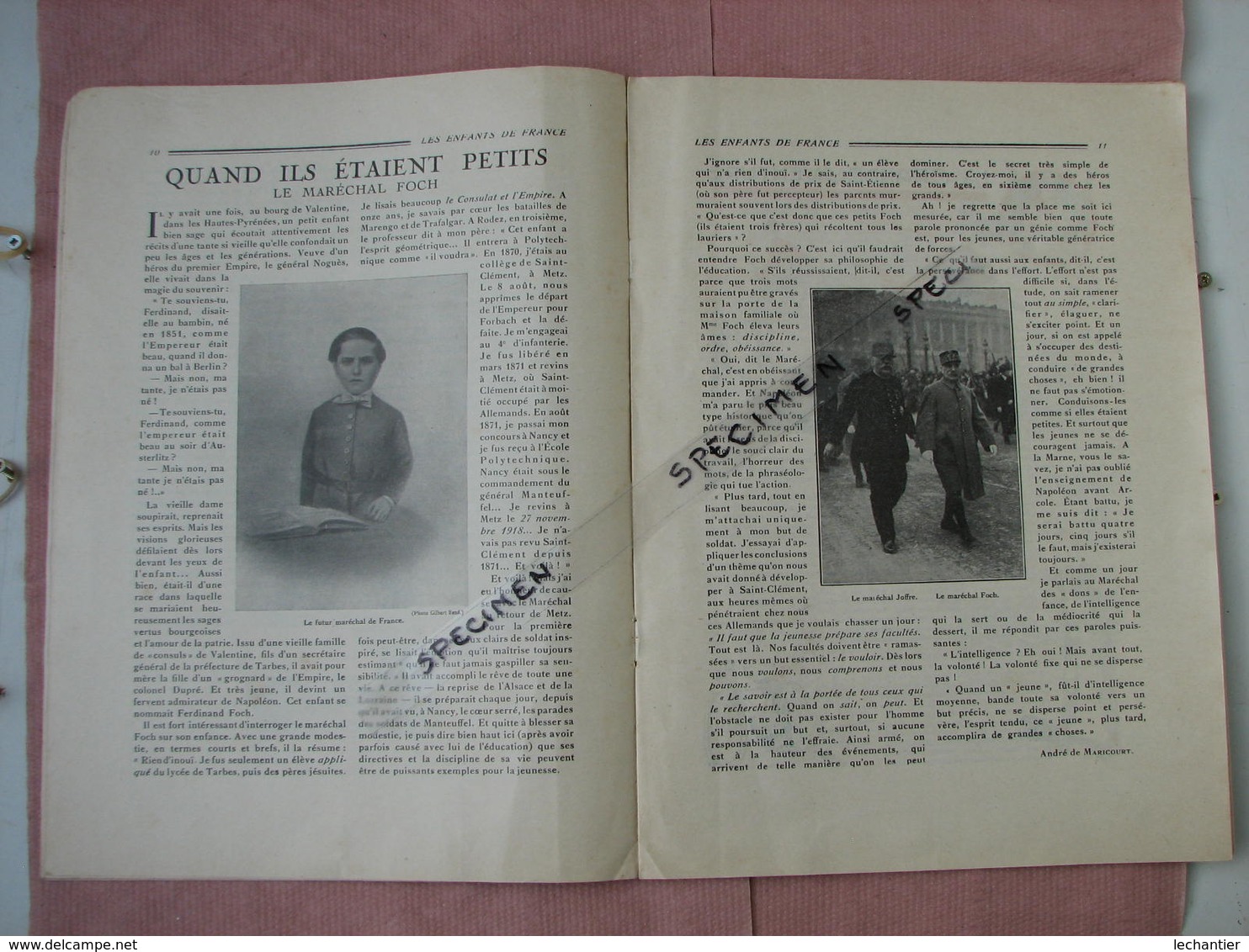 Les Enfants De France N° 1 Mars 1928 Edit. Du Figaro 29 Pages 21X29  TBE Voir Photos - Autres & Non Classés