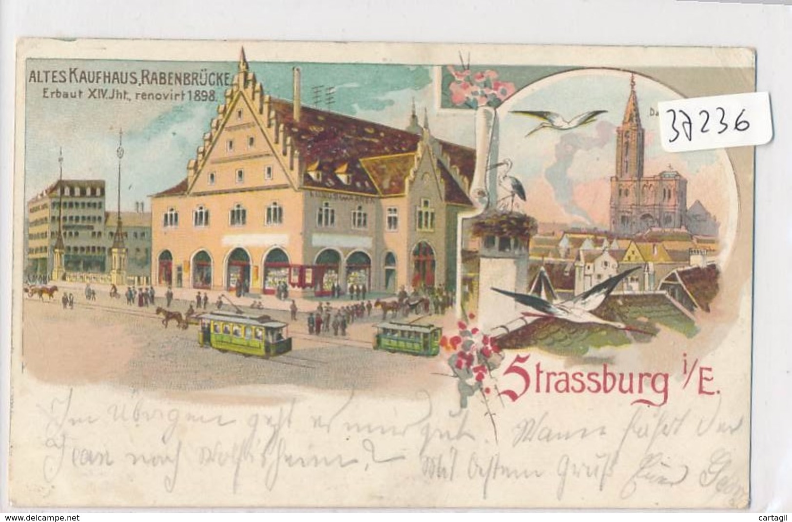 CPA  - 37236 - 67 -Strasbourg-  Gruss Litho Multivues - Strasbourg