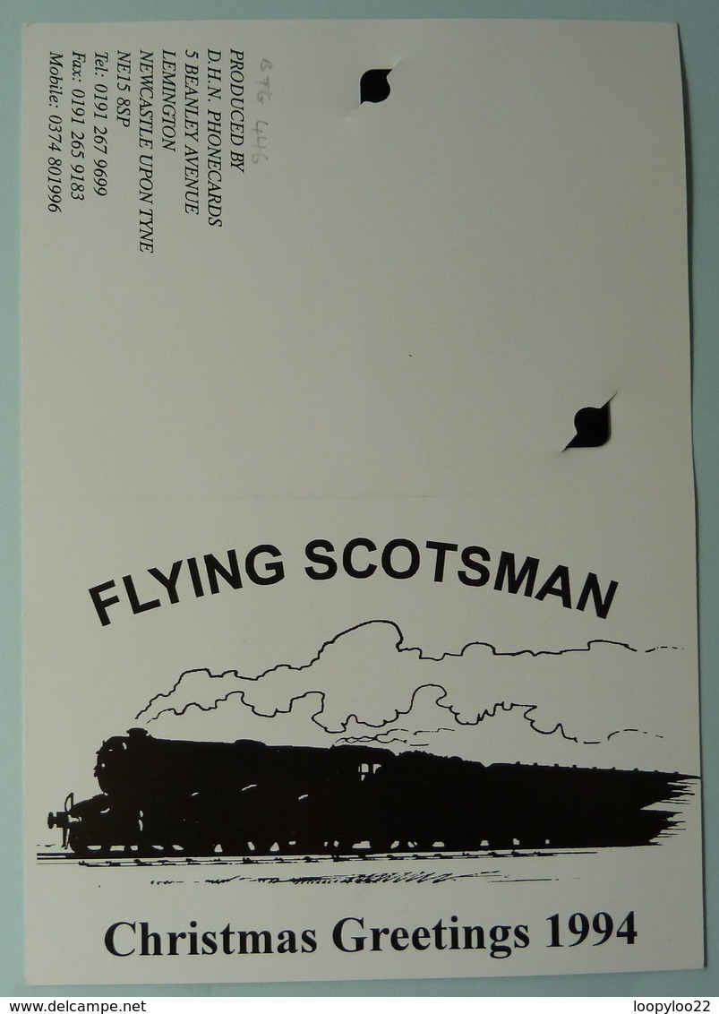 UK - BT - BTG446 - Flying Scotsman - DHN Phonecards - Limited Edition 500ex - Mint In Folder - BT Algemene Uitgaven