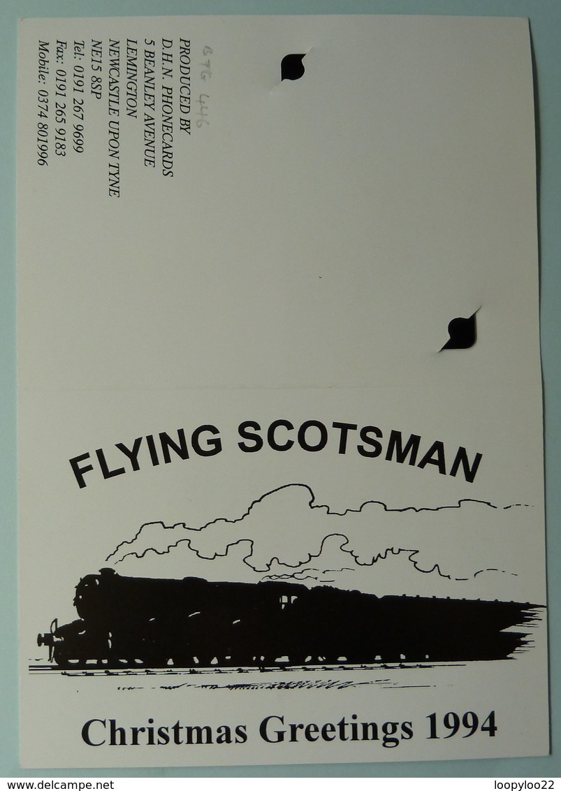 UK - BT - BTG446 - Flying Scotsman - DHN Phonecards - Limited Edition 500ex - Mint In Folder - BT Allgemeine