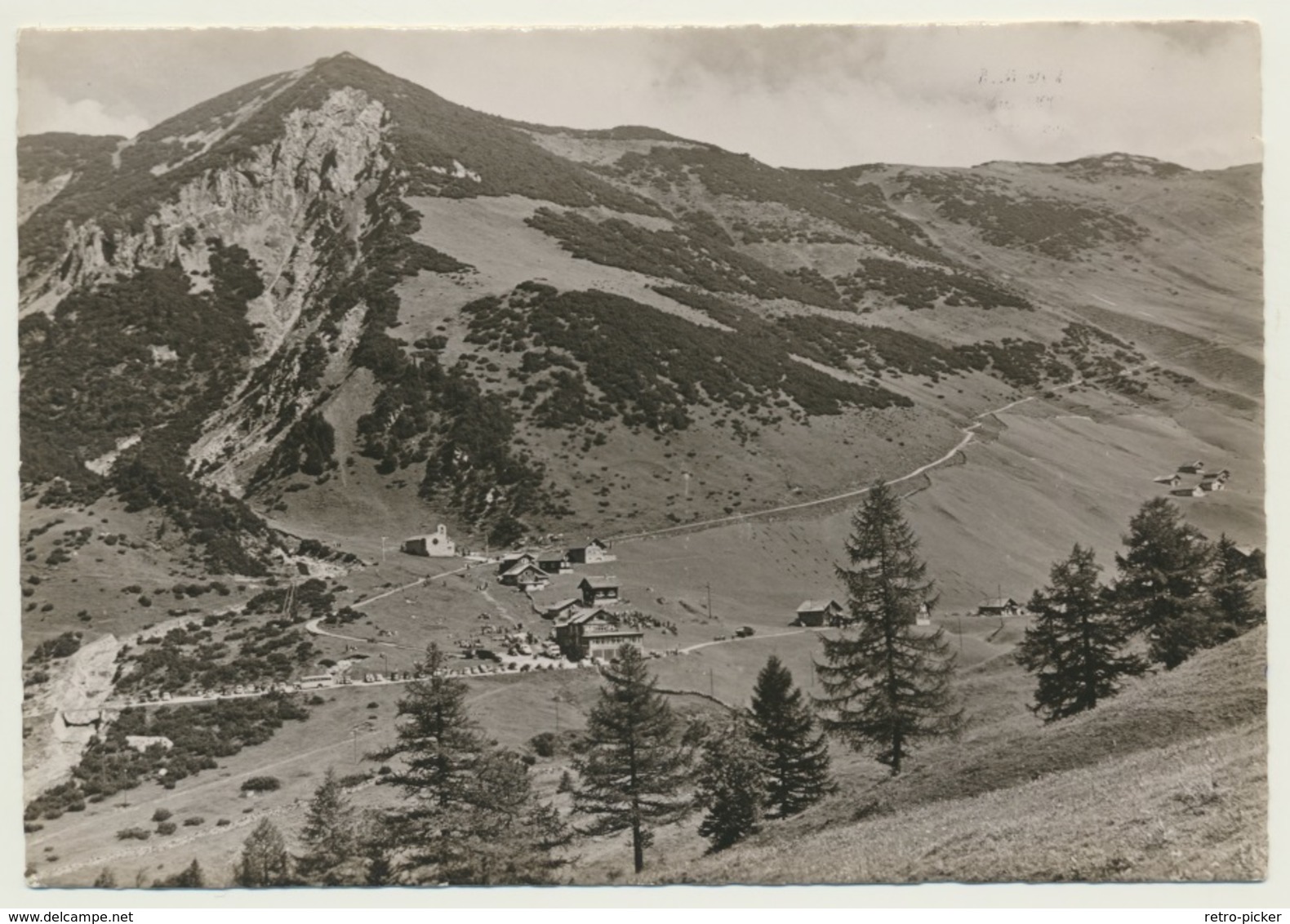 AK  Fürstentum Liechtenstein Malbun Mit Gamsgrat 1953 - Liechtenstein