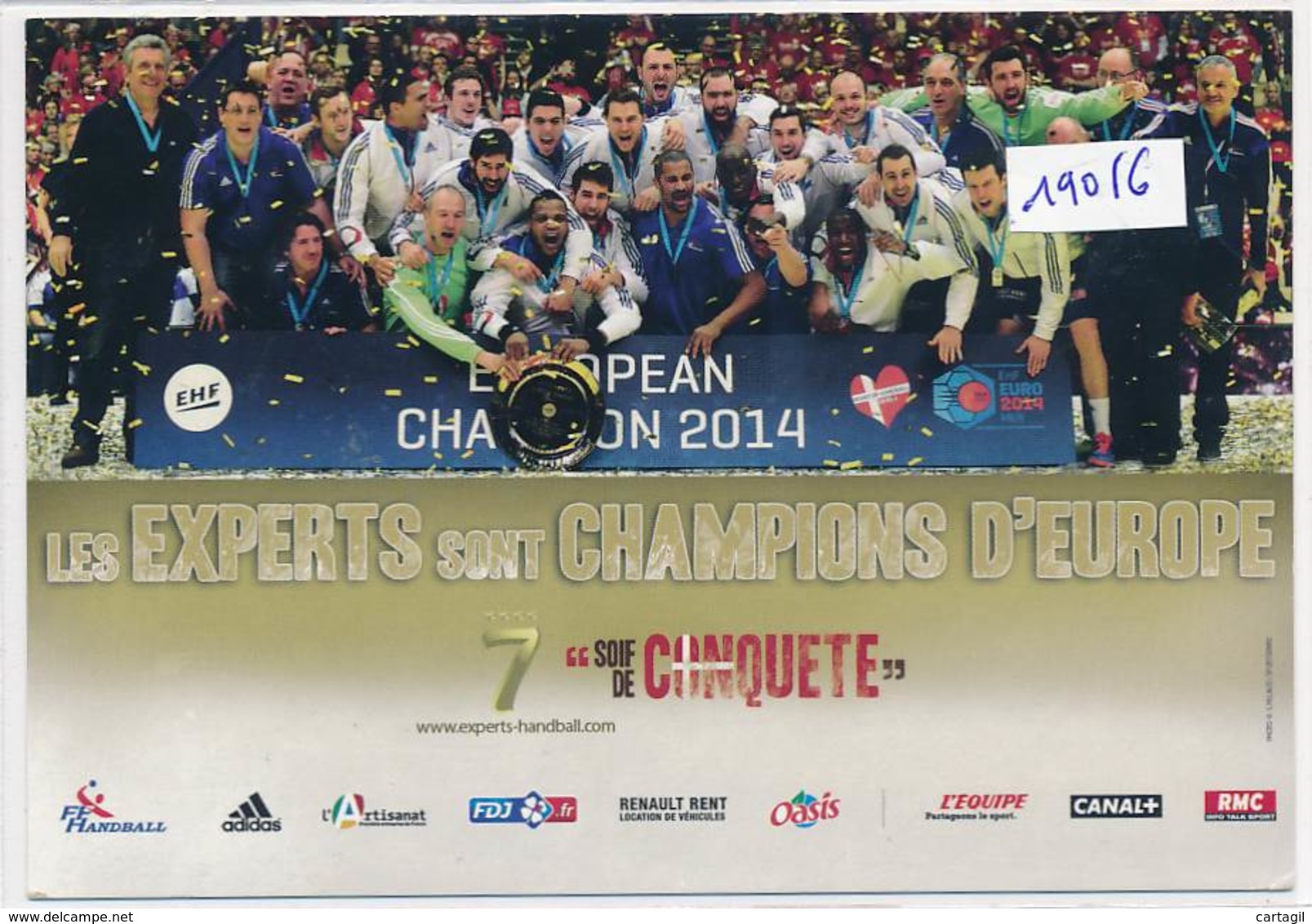 CPM GF -19016- Sports - Les Experts Sont Champions D'Europe ( Prix Frais Compris) - Handball