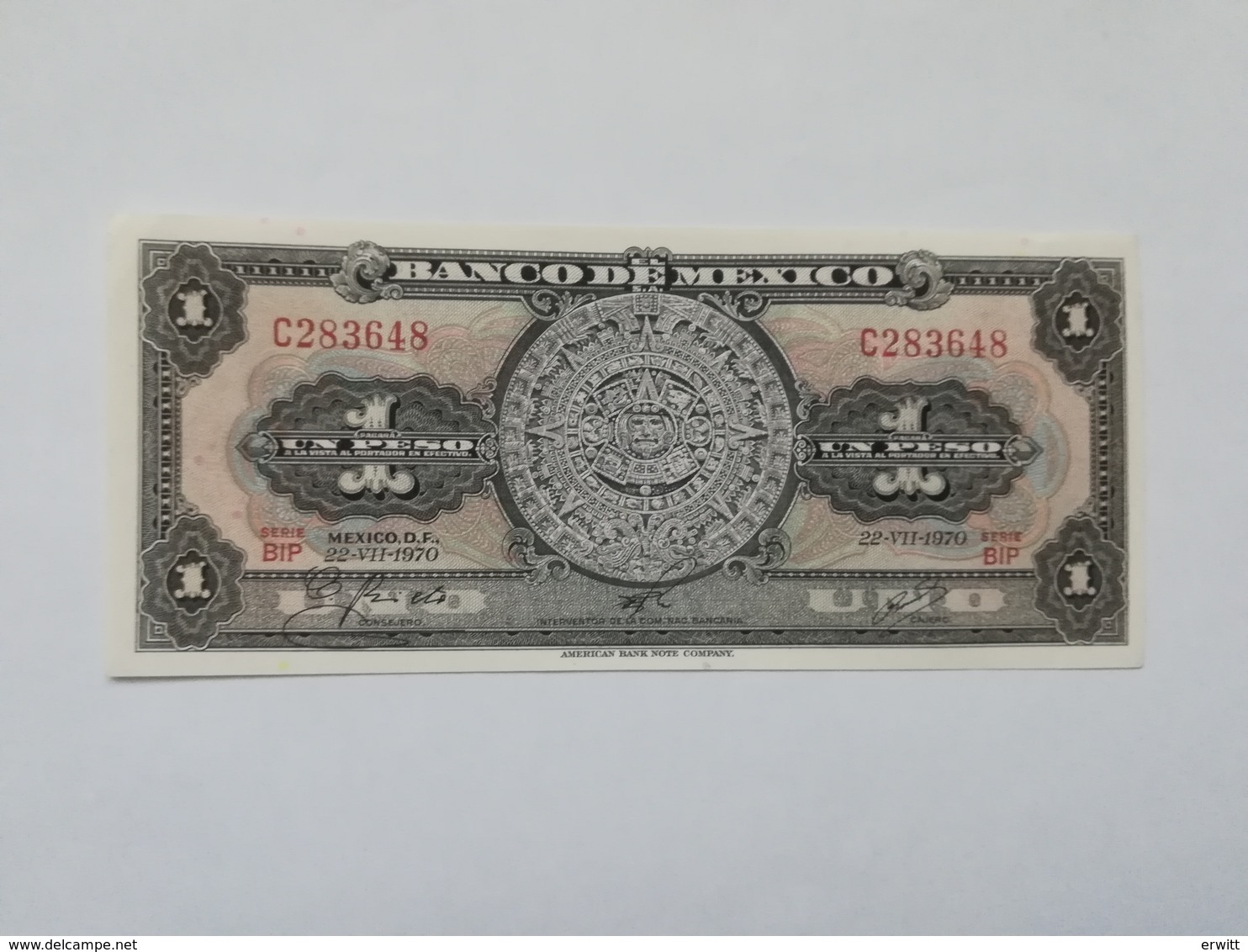 MESSICO 1 PESO 1970 - Mexique