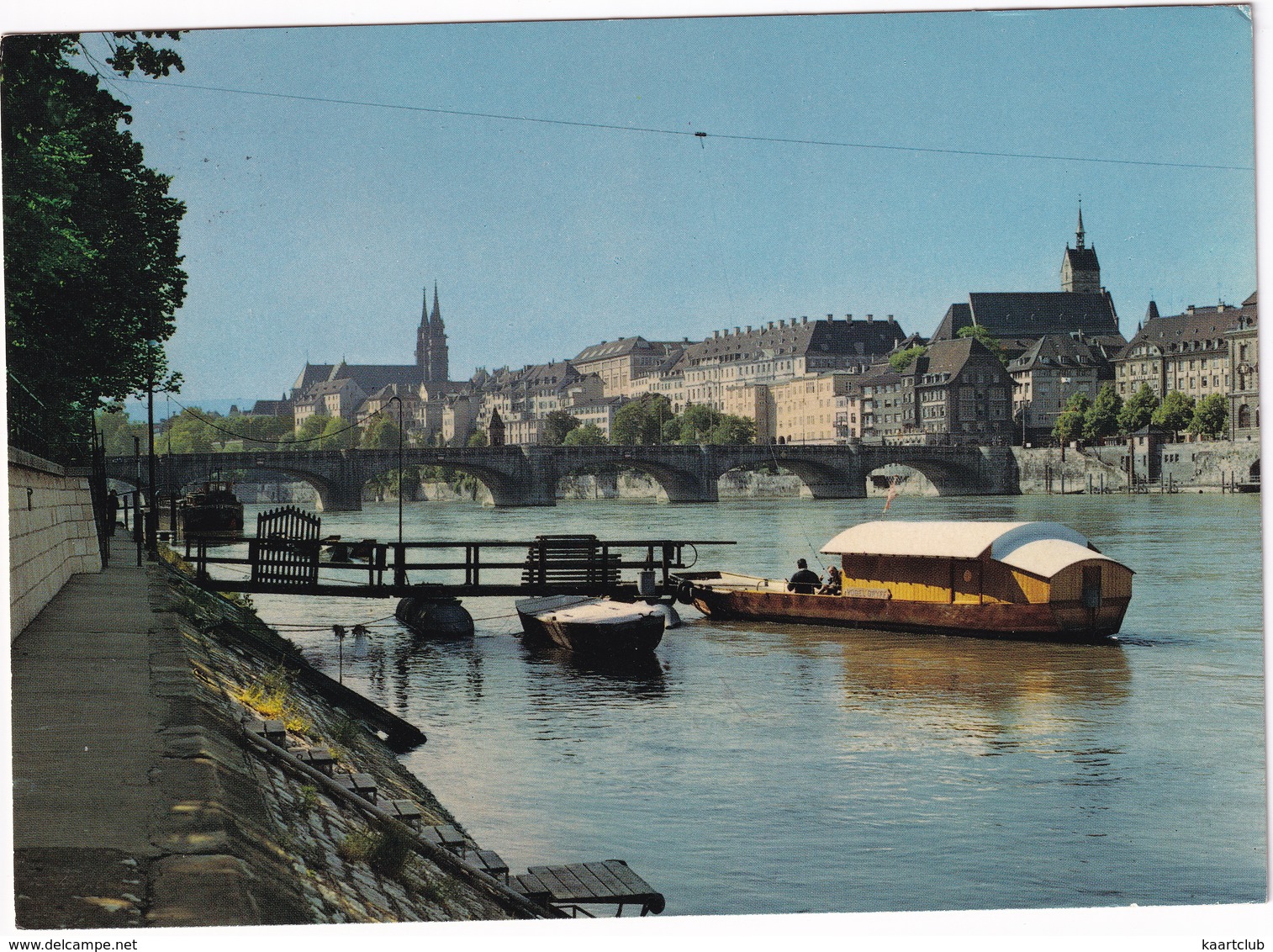 Basel - Rheinpartie Mit VOGEL-GRYFF-FÄHRE - Rhin Avec Le Bac - Bale - (Suisse/Schweiz) - Bazel